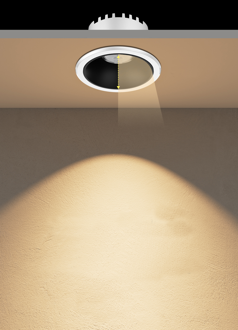 Anti-Blend Tief Einbauleuchte COB Vorschau 3