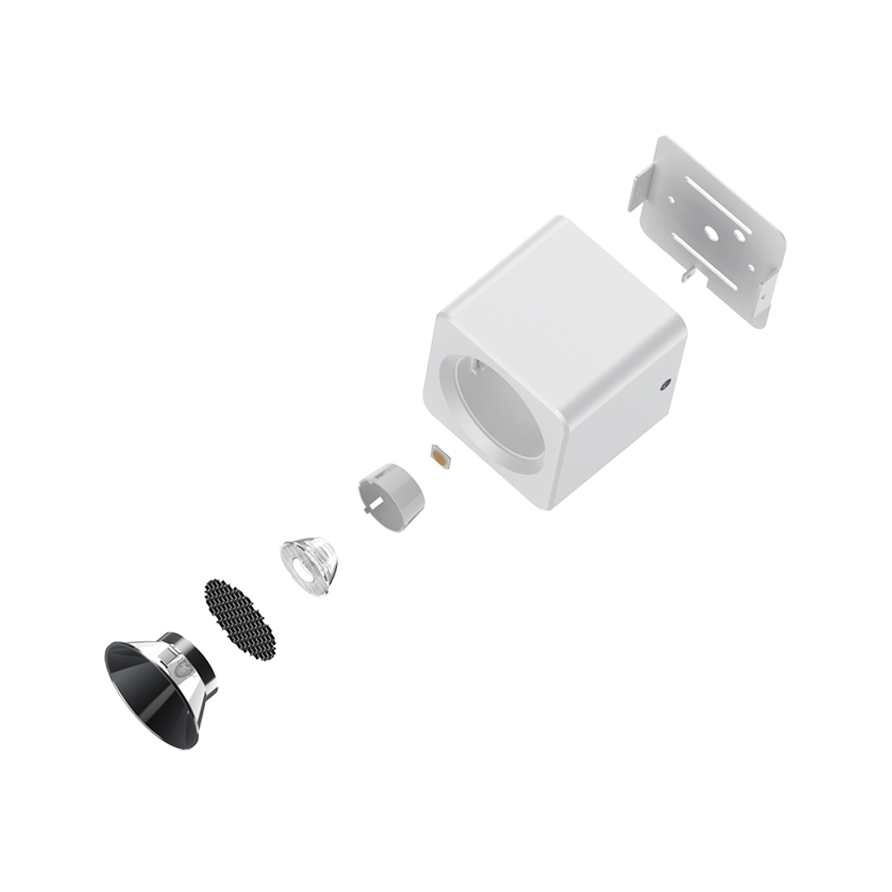 LED Aufbauleuchte Quadratisch Vorschau 3